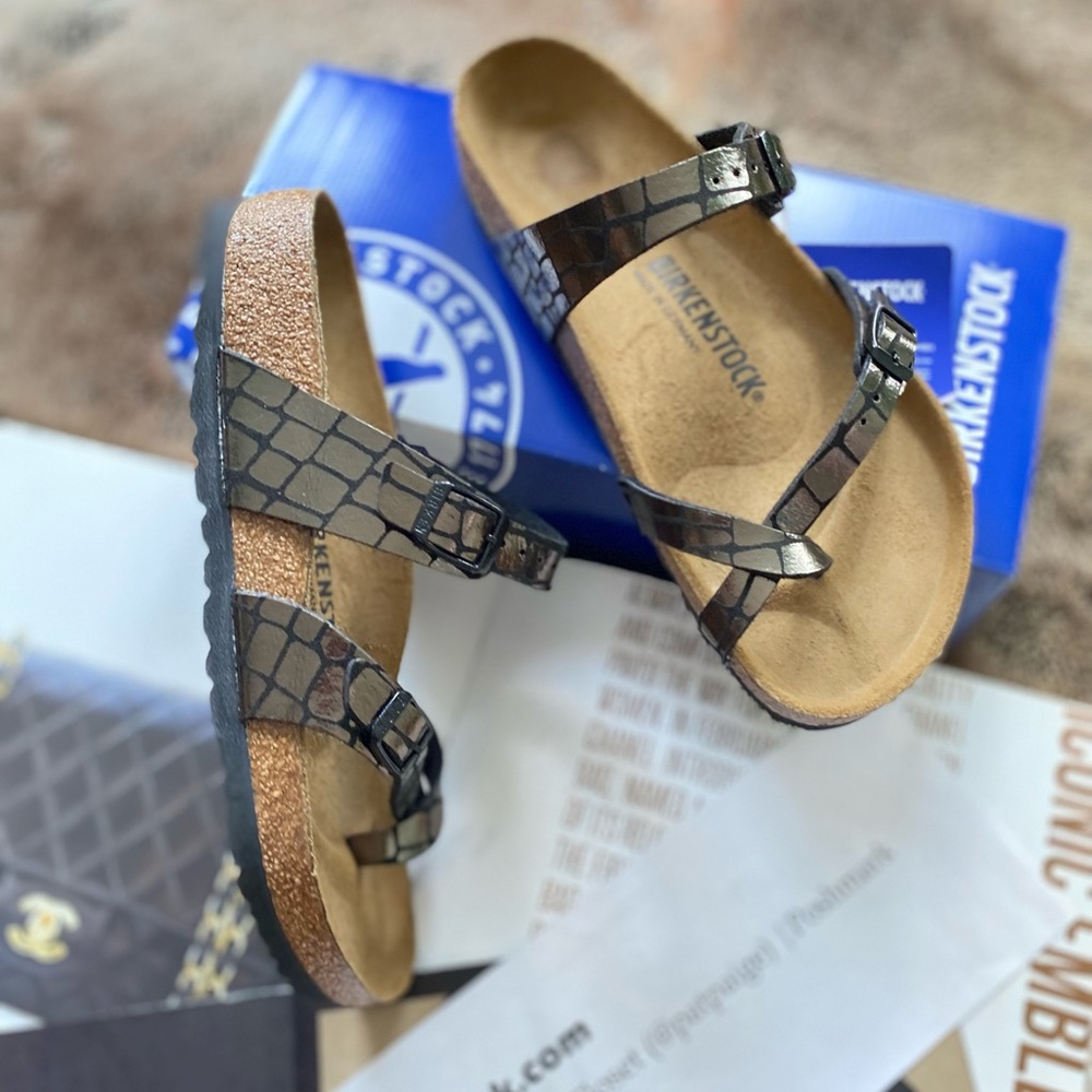 Birkenstock Mayari Birko-Flor Metallic Sandals